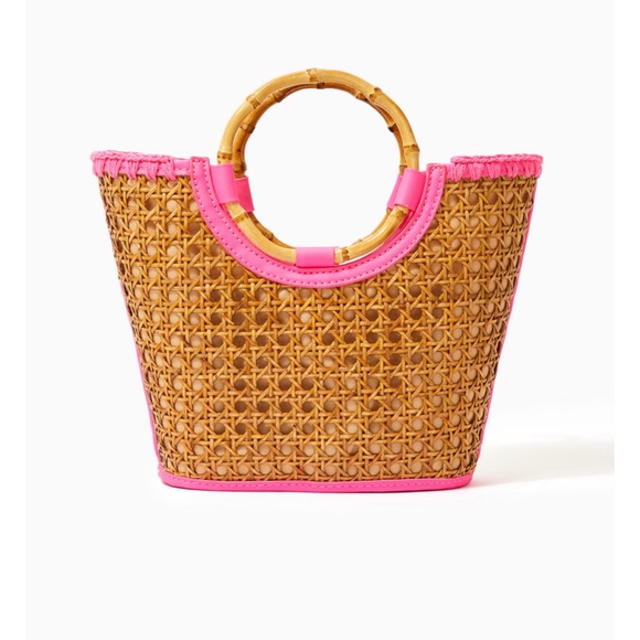 NWT Lilly Pulitzer Mini Grotto Cane Tote - Picture 10 of 10